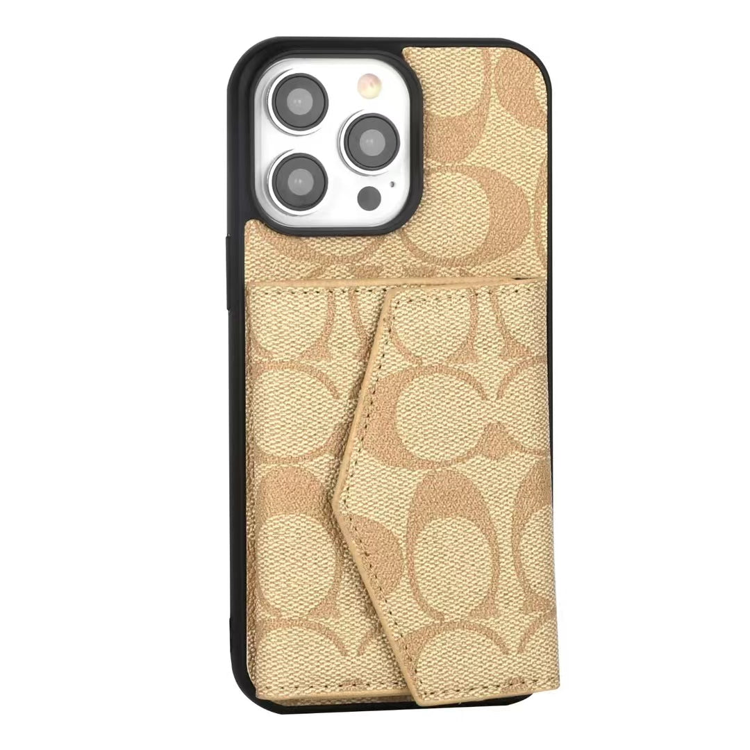 Monogram Wallet Phone Cases – Stylish & Functional Design
