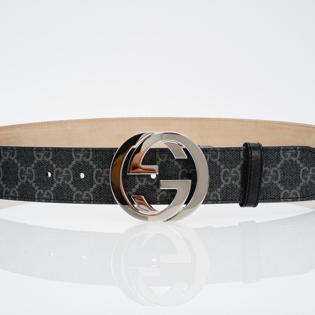 Reversible Leather Belt with Silver Buckle – Premium Leather Belt