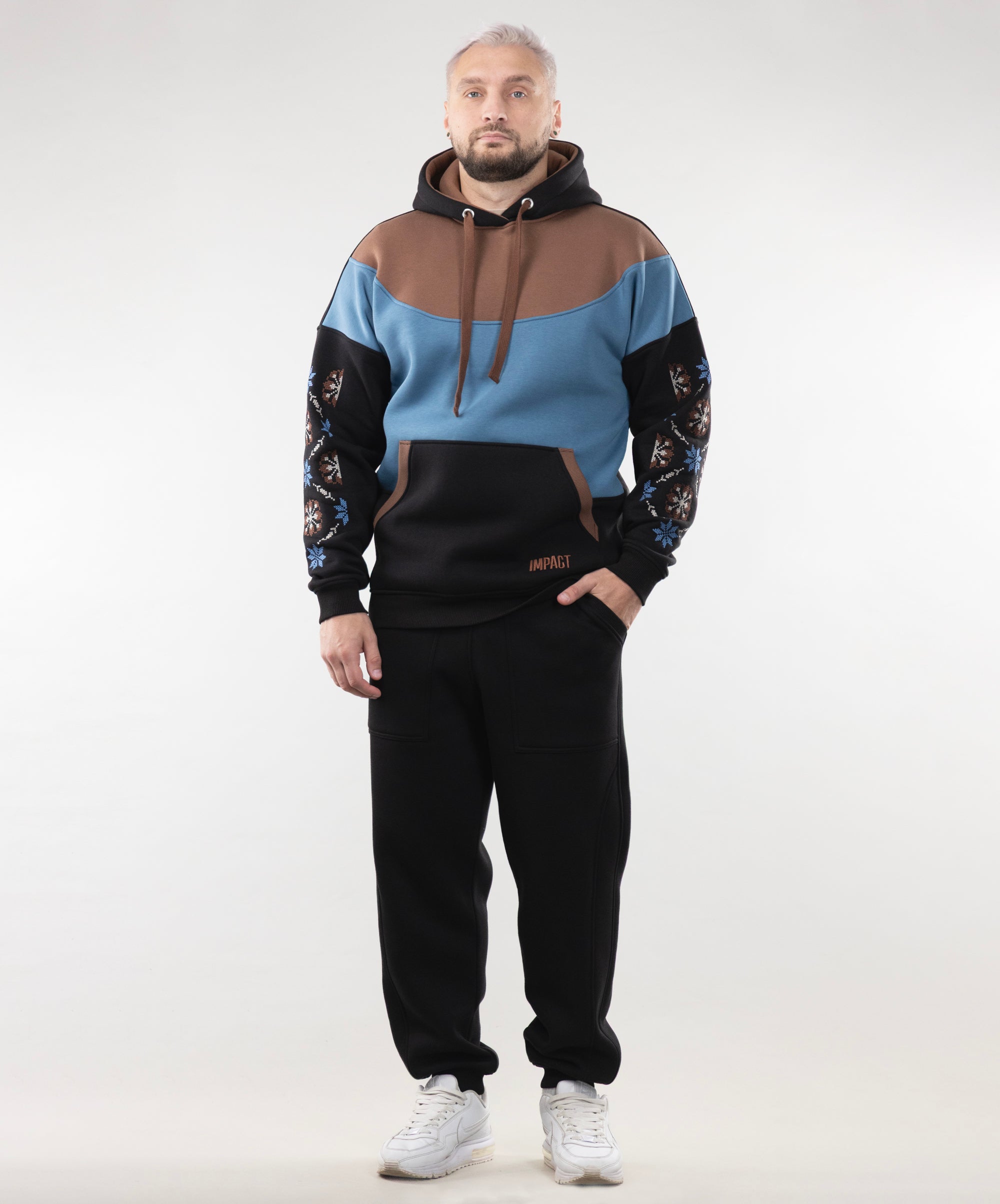 Warm Hoodie "Dnipro" and Warm Sweatpants For Men