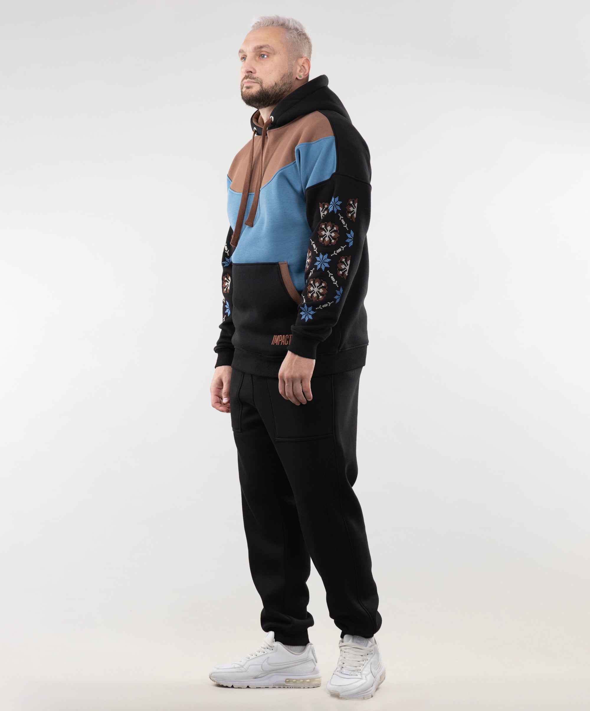 Warm Hoodie "Dnipro" and Warm Sweatpants For Men
