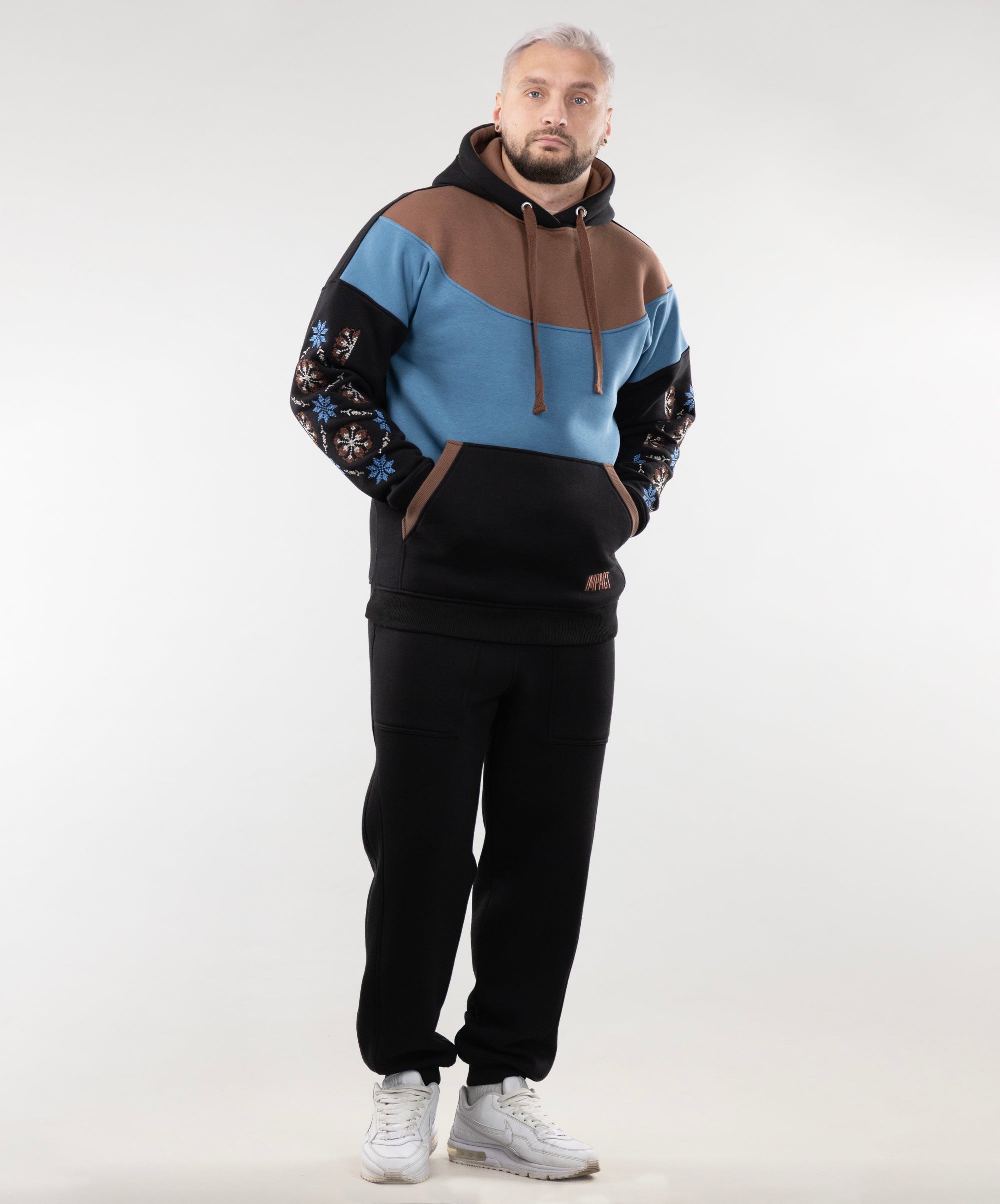 Warm Hoodie "Dnipro" and Warm Sweatpants For Men