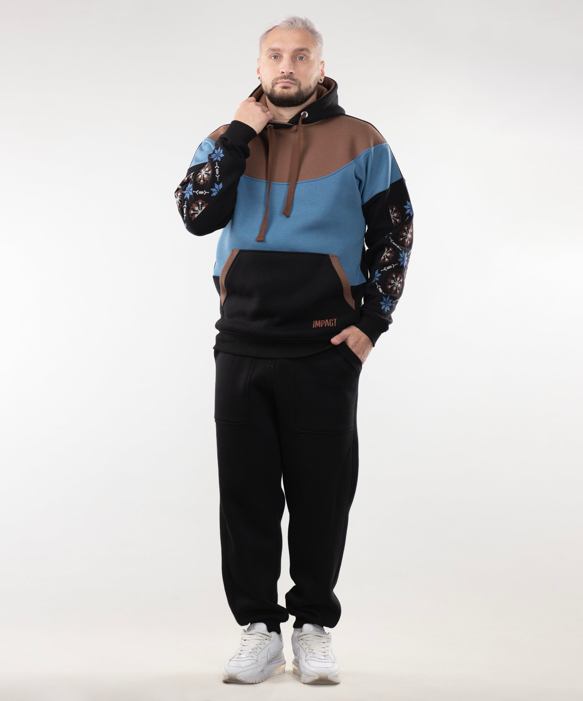 Warm Hoodie "Dnipro" and Warm Sweatpants For Men