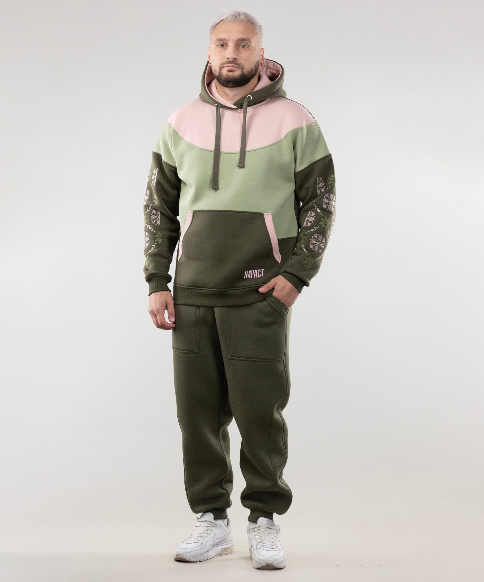 Warm Hoodie "Dnipro" and Warm Sweatpants For Men