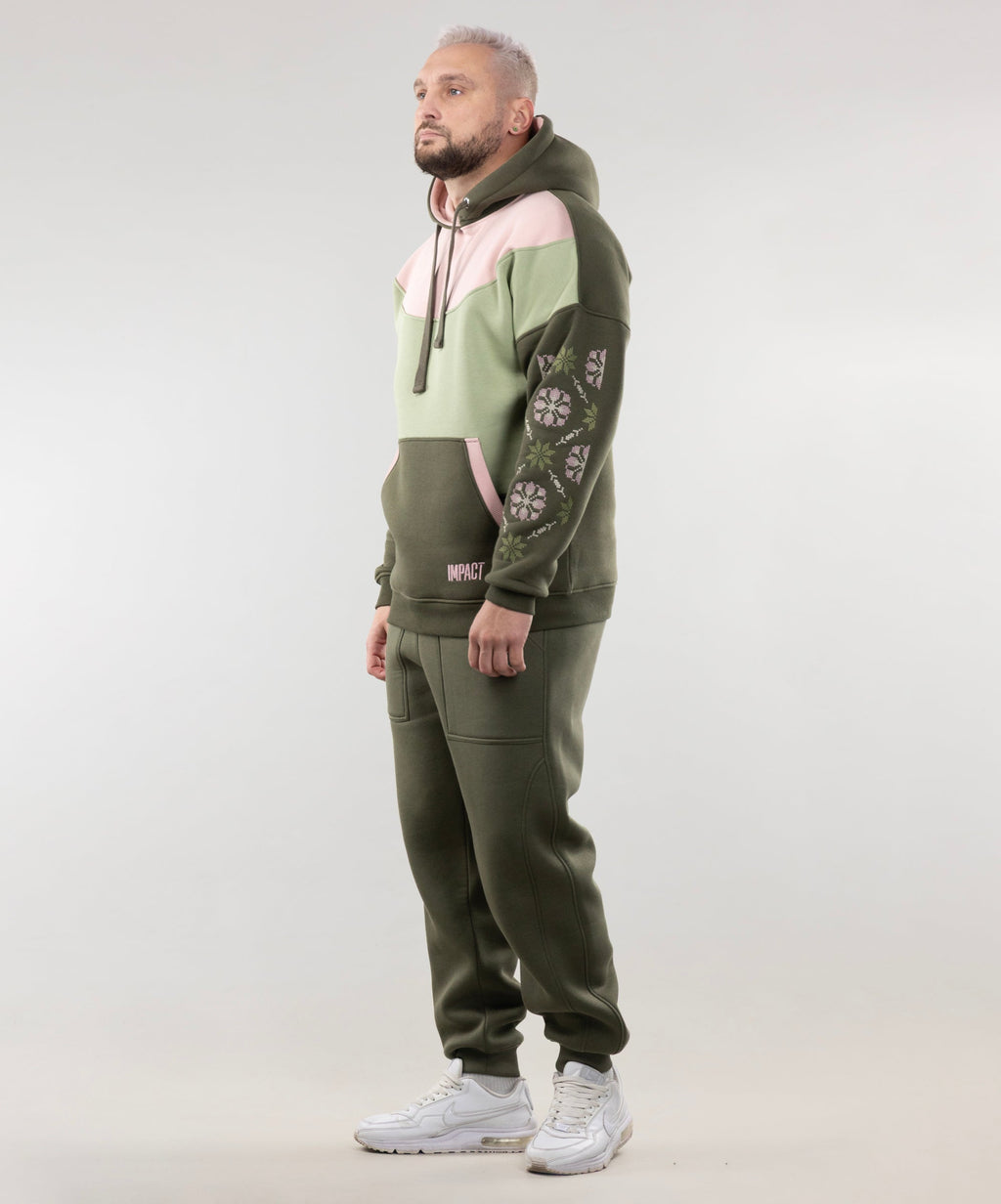 Warm Hoodie "Dnipro" and Warm Sweatpants For Men