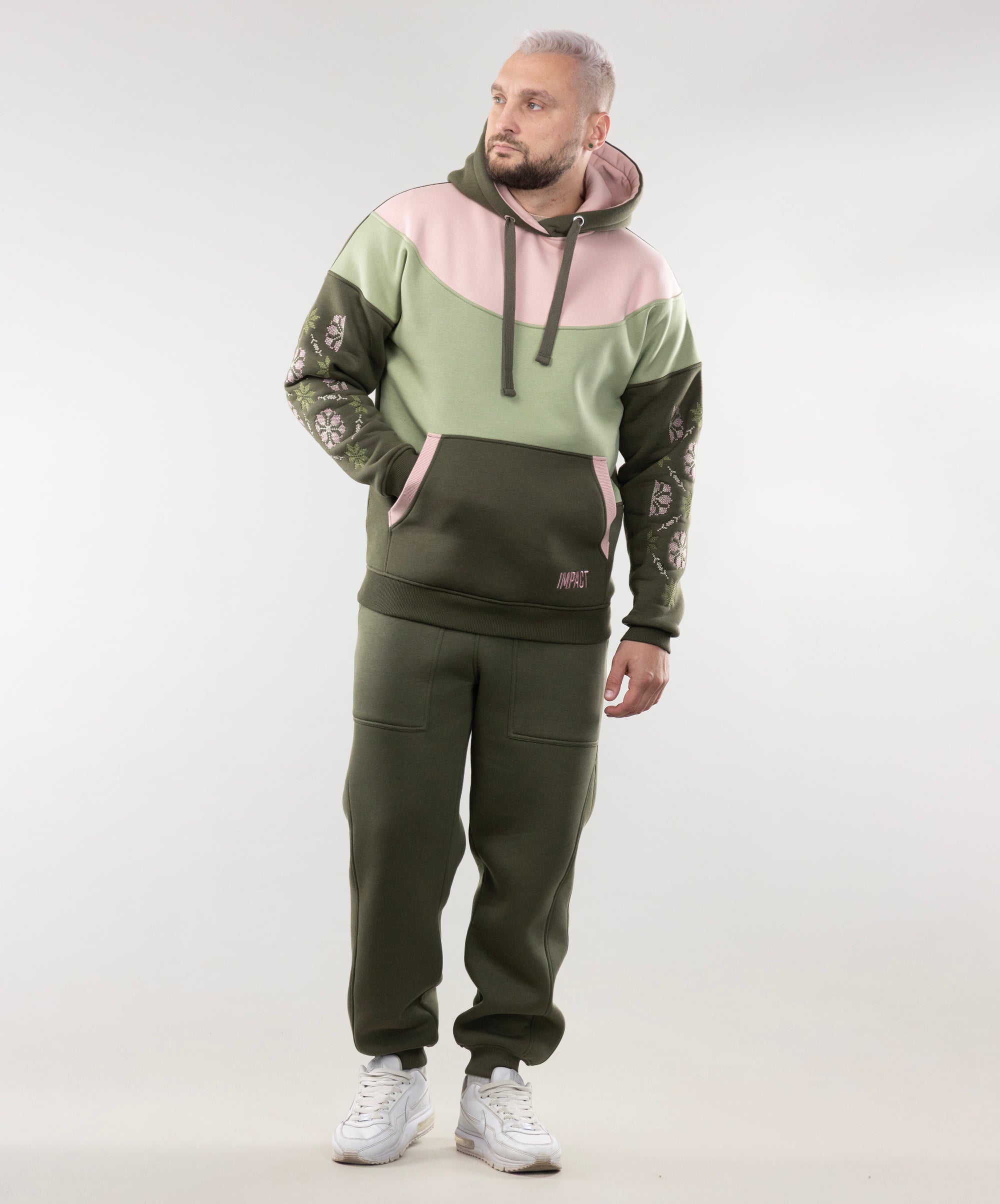 Warm Hoodie "Dnipro" and Warm Sweatpants For Men