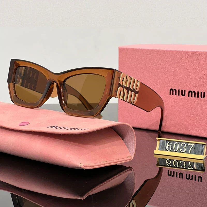 Fashion Square Cat-Eye Sunglasses 6037 – UV400 Protection Sunglasses