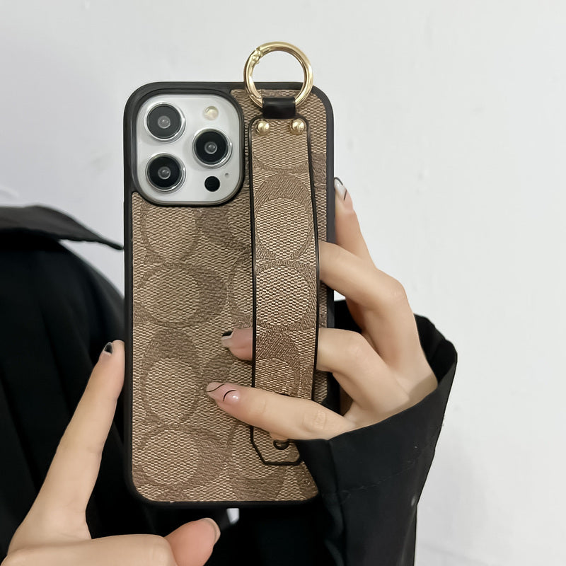 Classic iPhone Case With Holder Coffee – Slim Luxury Protective Cover