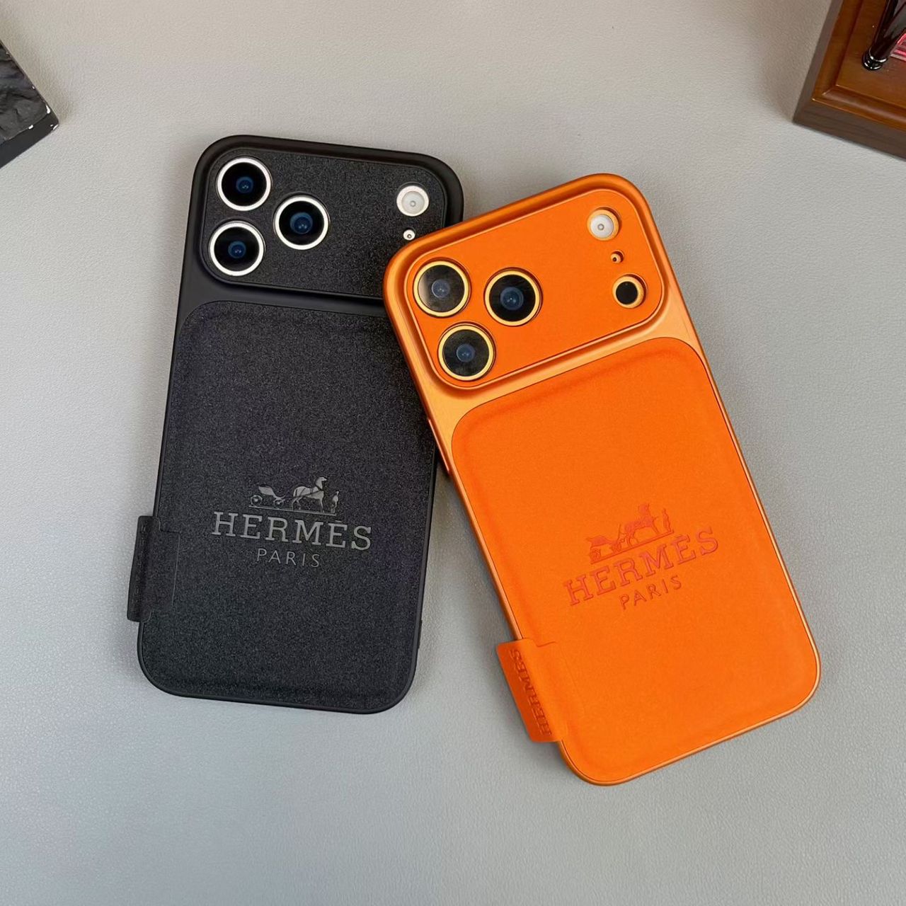Orange Premium Luxury iPhone Case – Luxury Protection
