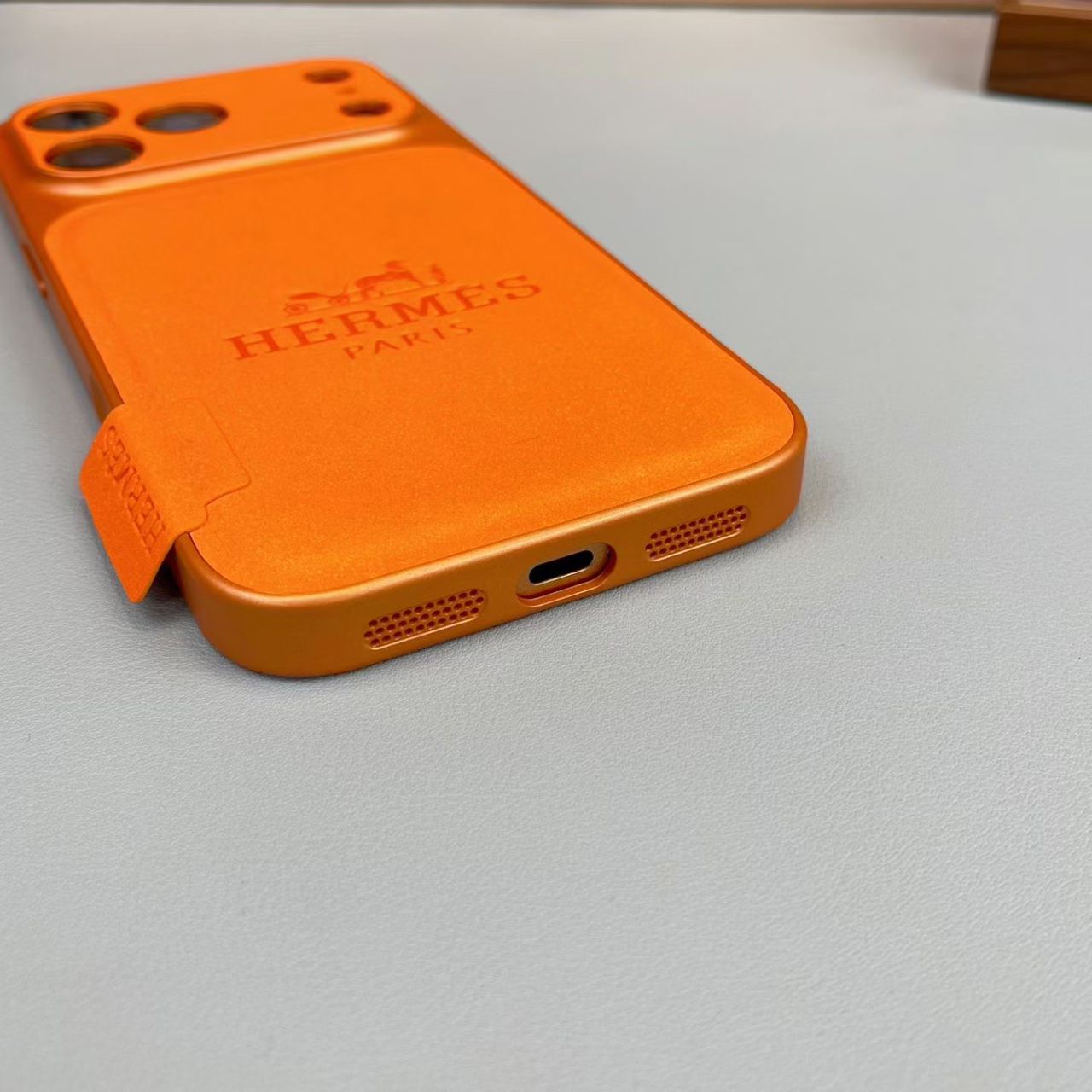 Orange Premium Luxury iPhone Case – Luxury Protection