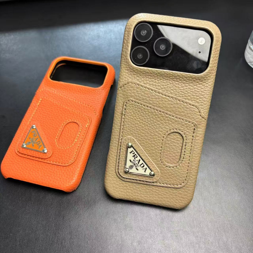 Stylish Case With Card Holder For iPhone 17 / 16 / 15 / 14