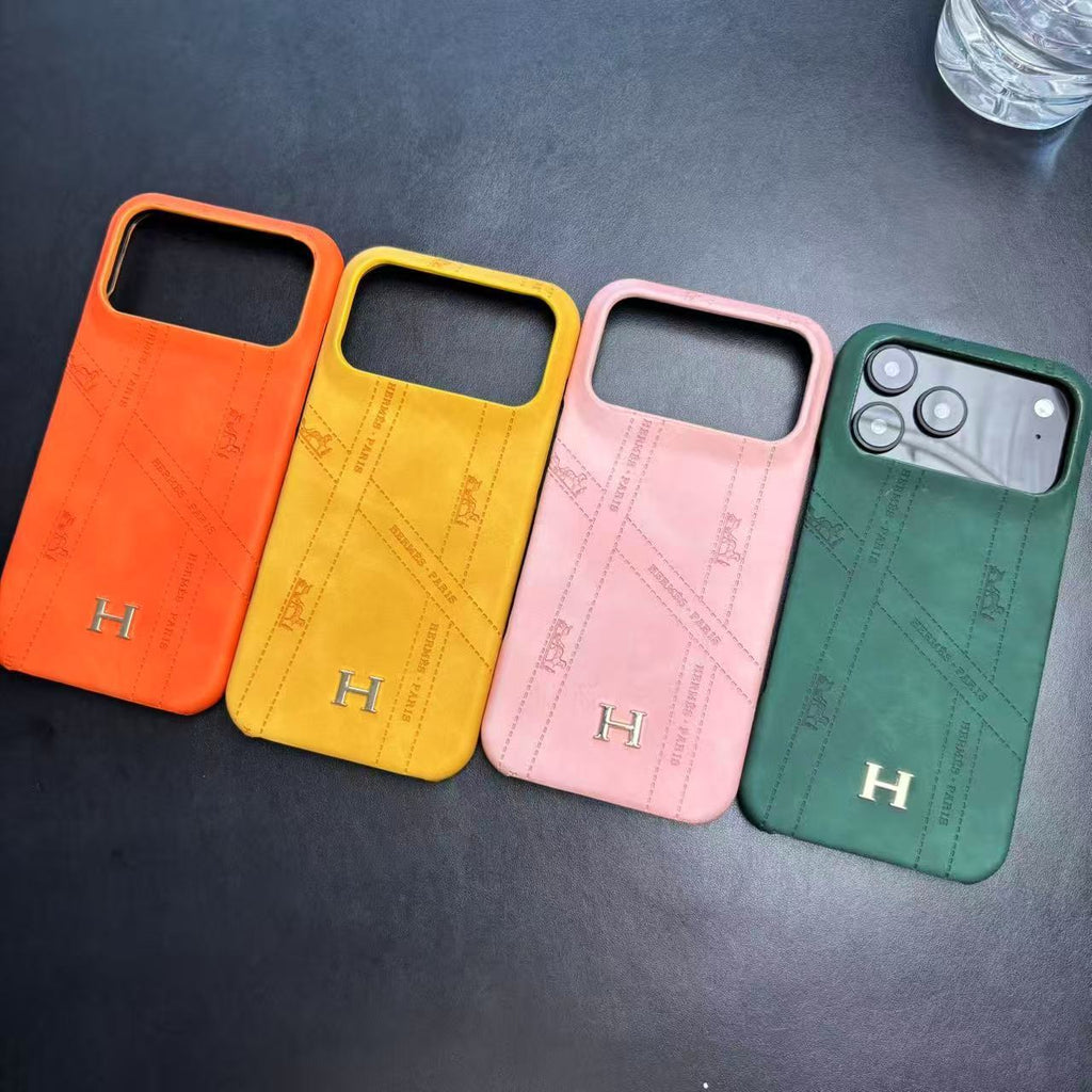 Premium lux Leather Case For iPhone 17/ 16 / 15 /14