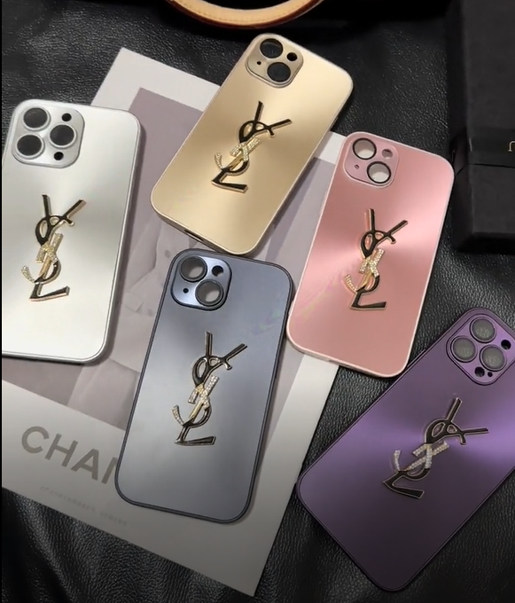 Elegant Letter Shine x Mono iPhone Case – Slim Luxury Protective Cover