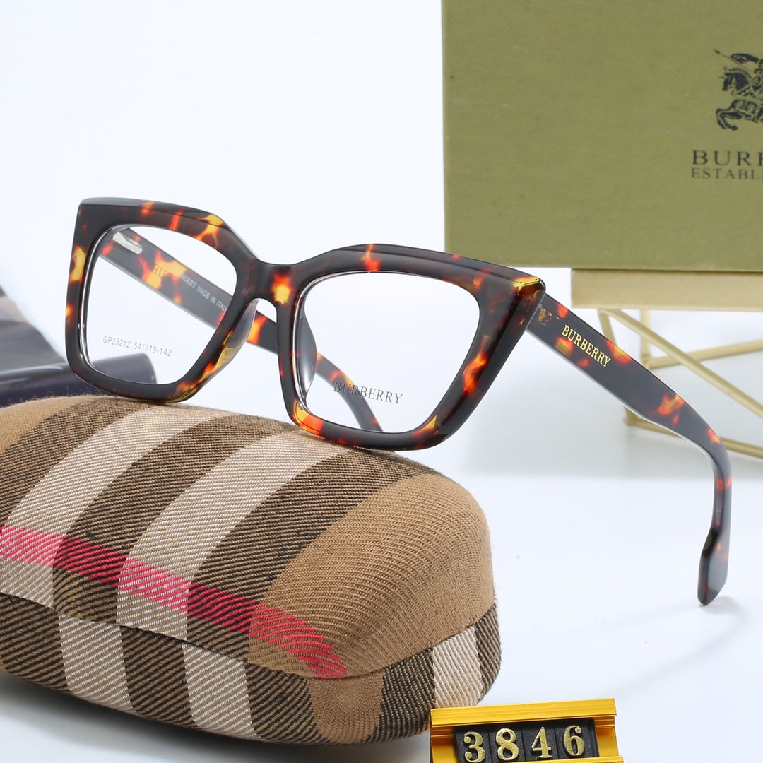 Fashionable Cat Eye Check Glasses Sunglasses – UV400 Protection Sunglasses
