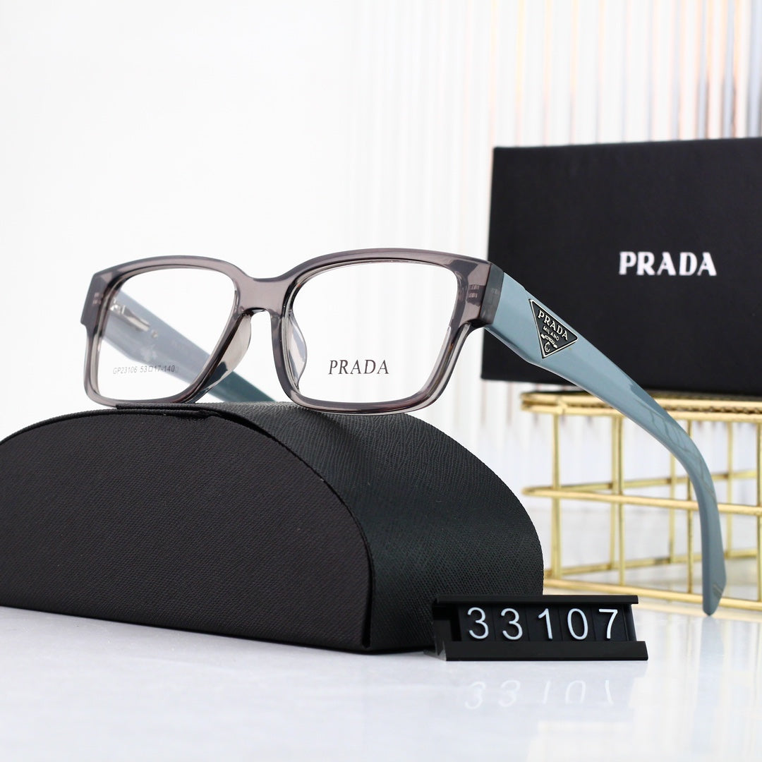 Classic Triangle Logo Square Glasses Sunglasses – Luxury Fashion Sunglasses