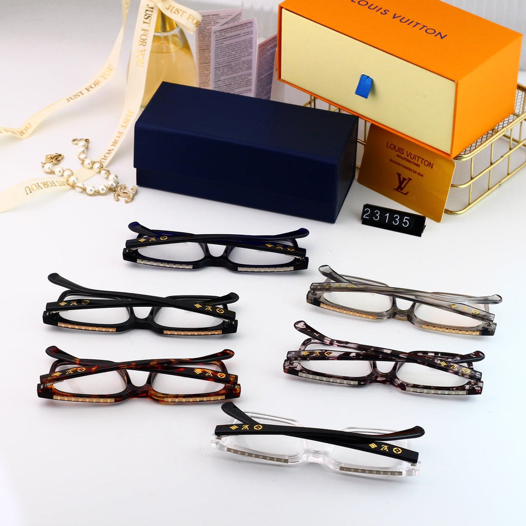 New Metal-Rimmed Square Glasses Sunglasses – Luxury Fashion Sunglasses